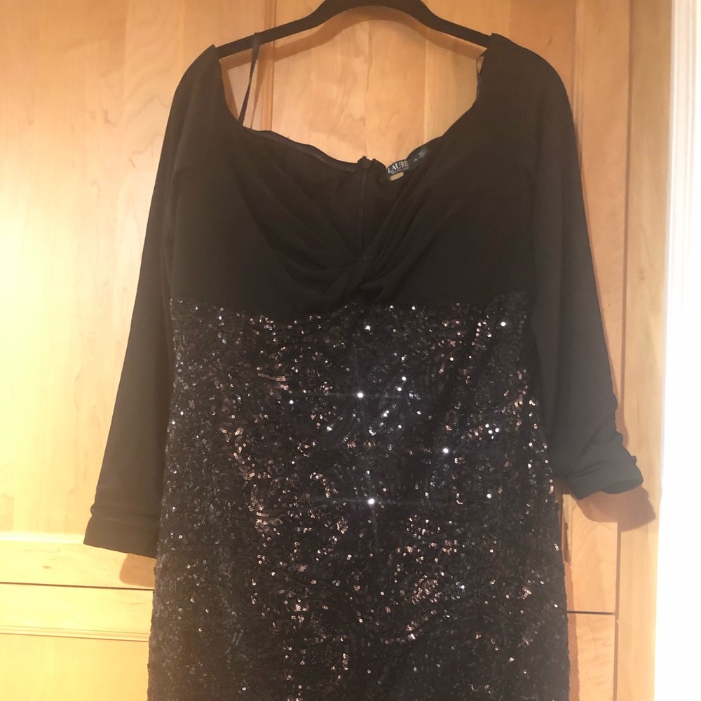 Black Lauren dress with sequins!!